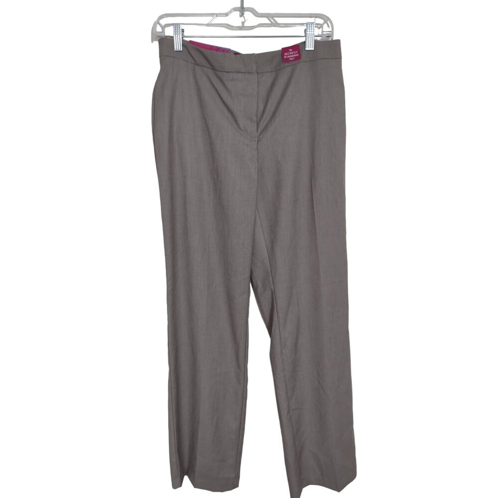 212 Collection Houndstooth Classic Fit Trousers Size SP Preppy Work Wear